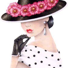 Схема вышивки «девушка8»