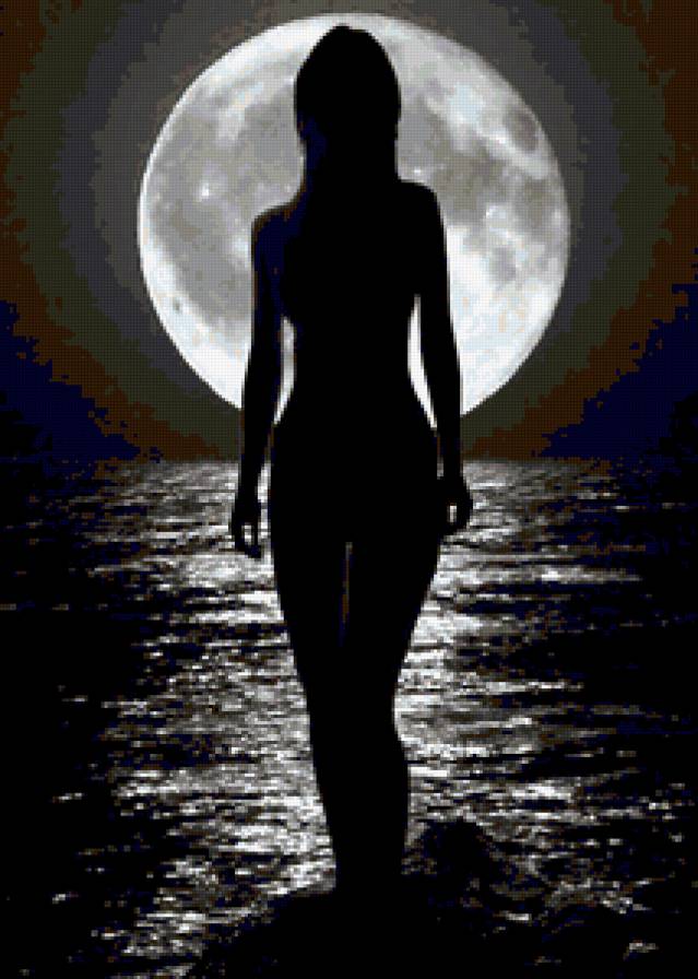 девушка - монохром, она, черно-белое, женский образ, женщина, девушка - предпросмотр