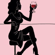 Схема вышивки «Она»