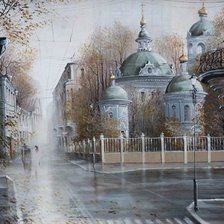 Схема вышивки «Москва А.Стародубов»