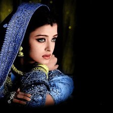 Схема вышивки «Индийская девушка»