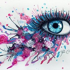 Схема вышивки «Арт взгляд»