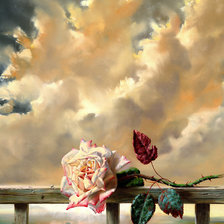 Схема вышивки «роза»