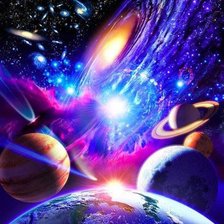 Схема вышивки «Вселенная»