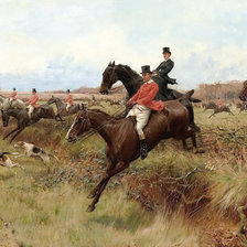 Схема вышивки «róka vadászat»