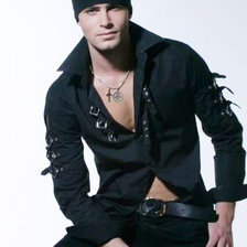 Схема вышивки «он»