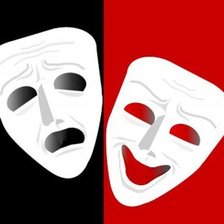 Схема вышивки «Трагедия. Комедия.»