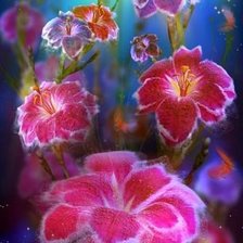 Схема вышивки «ЦВЕТЫ»