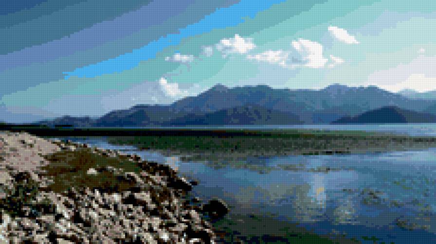 Берег Скадарского озера - озеро, черногория - предпросмотр