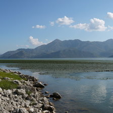 Схема вышивки «Берег Скадарского озера»