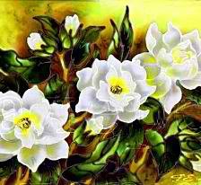 Схема вышивки «цветы»