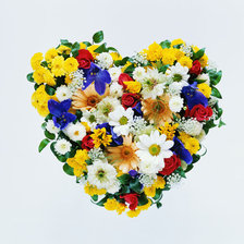 Схема вышивки «сердце»