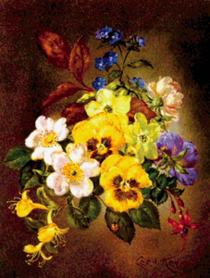 цветы - цветы, букет - предпросмотр