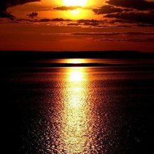 Схема вышивки «Закат над морем»