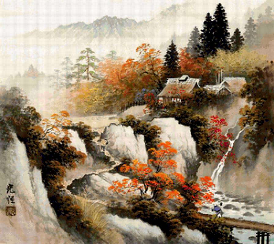 japán táj - предпросмотр