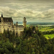 Схема вышивки «Замок»