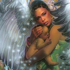 Схема вышивки «девушка»