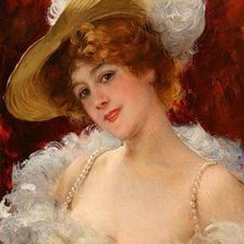 Схема вышивки «Кокетка»