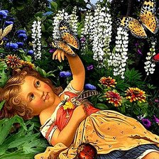 Схема вышивки «Дитя природы»