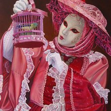 Схема вышивки «Венецианская маска»