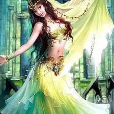 Схема вышивки «Танец живота»