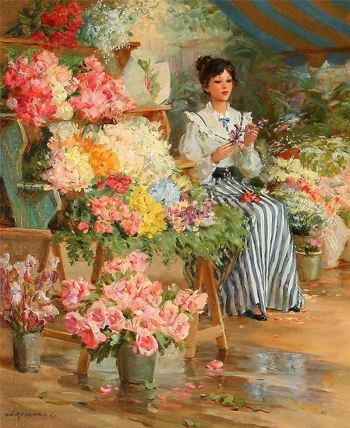 Цветочница - оригинал