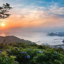 Схема вышивки «морской пейзаж»