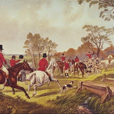 Схема вышивки «vadászat»