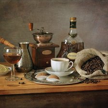 натюрморт с кофе