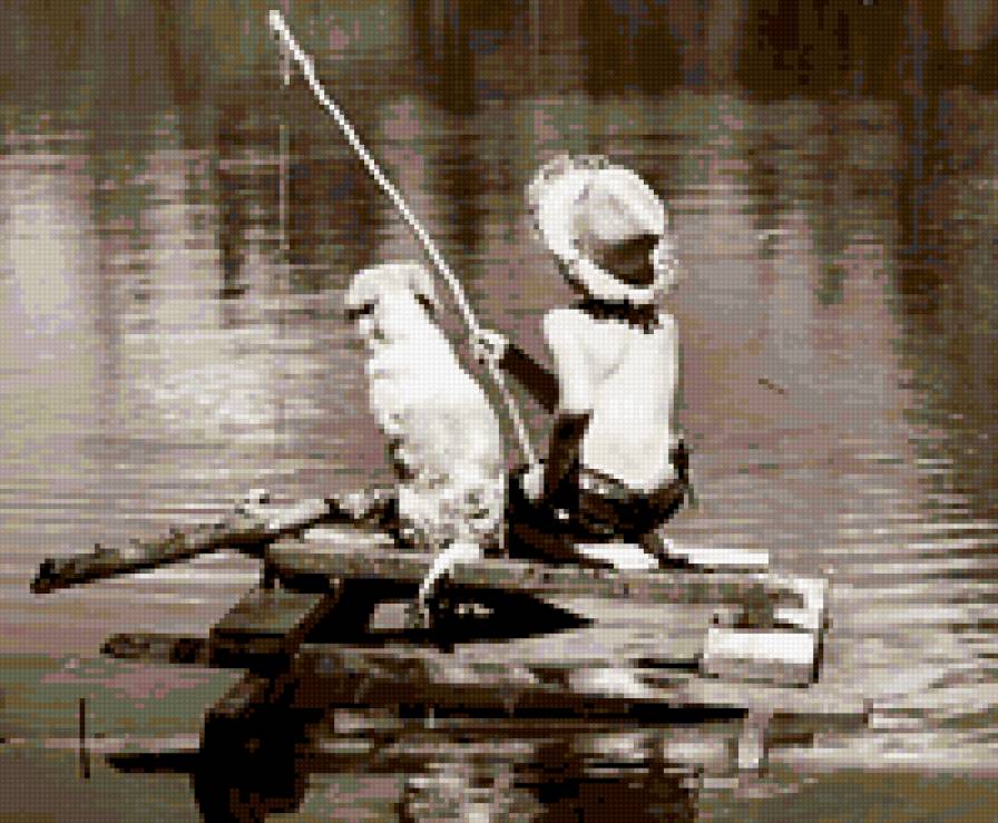 Рыбаки - рыбалка - предпросмотр