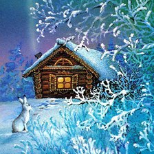 Схема вышивки «Зима»