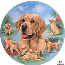 Схема вышивки «Собаки»