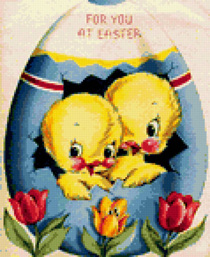 цыплята - птийы, пасха, цыпленок - предпросмотр