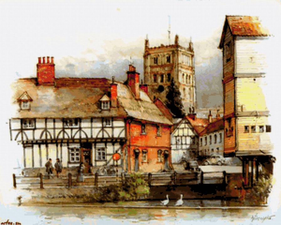 Города Европы - городской пейзаж, город - предпросмотр