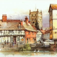 Схема вышивки «Города Европы»