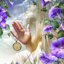 Схема вышивки «время»