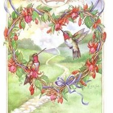 Схема вышивки «Сердце»