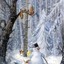 Схема вышивки «Зима»