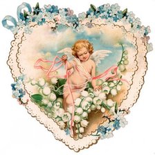 Схема вышивки «С днём св.Валентина»