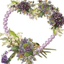 Схема вышивки «Сердце»