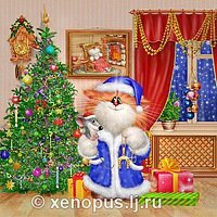 Схема вышивки «Котейка»