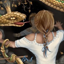 Схема вышивки «Невеста полоза»