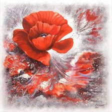 Схема вышивки «Маки. ч.2»