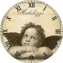 Схема вышивки «Часы»