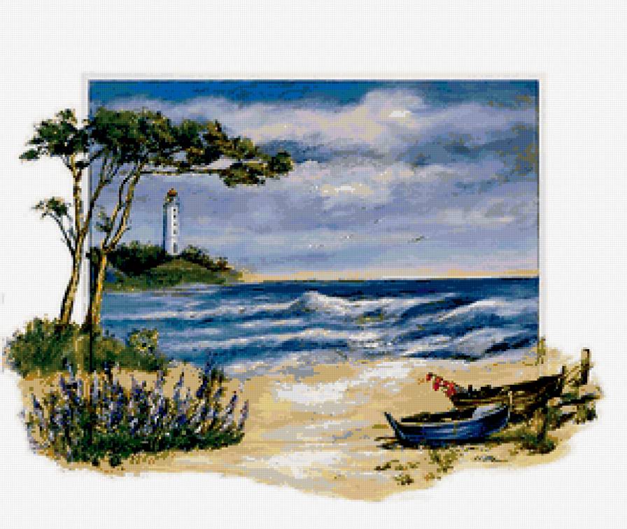 Морской пейзаж - предпросмотр