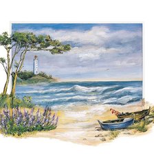 Схема вышивки «Морской пейзаж»