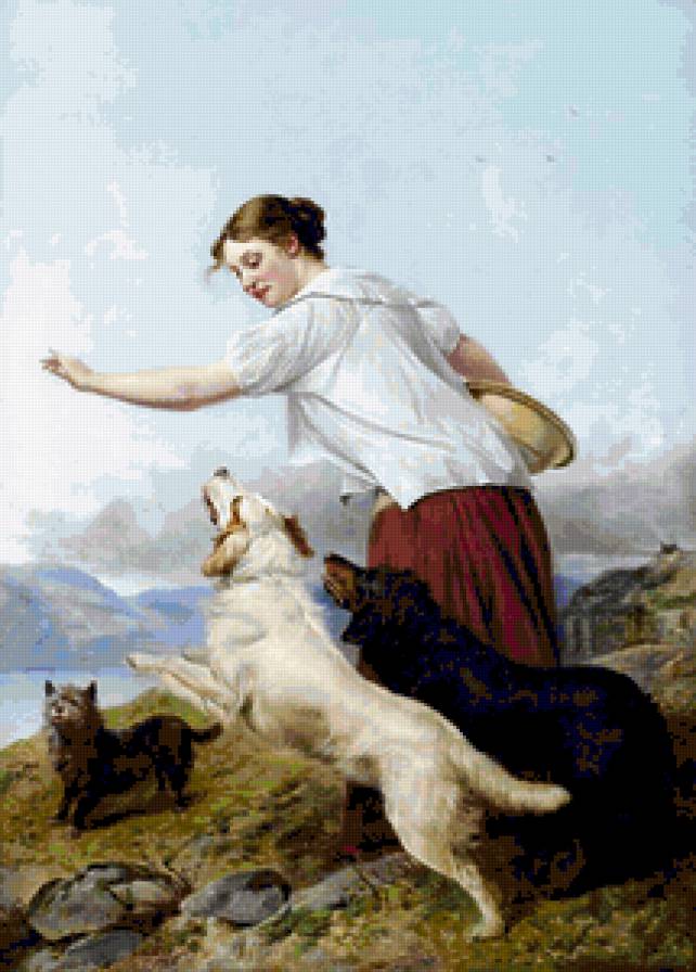 hölgy kutyákkal - предпросмотр