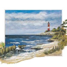 Схема вышивки «Морской пейзаж»