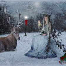 Схема вышивки «Зимняя сказка»