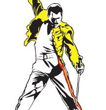 Схема вышивки «фредди меркьюри»